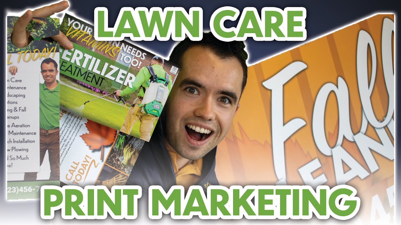 Best Marketing for Lawn Care Business: Flyers, Door Hangers, Postcards, Yard Signs!