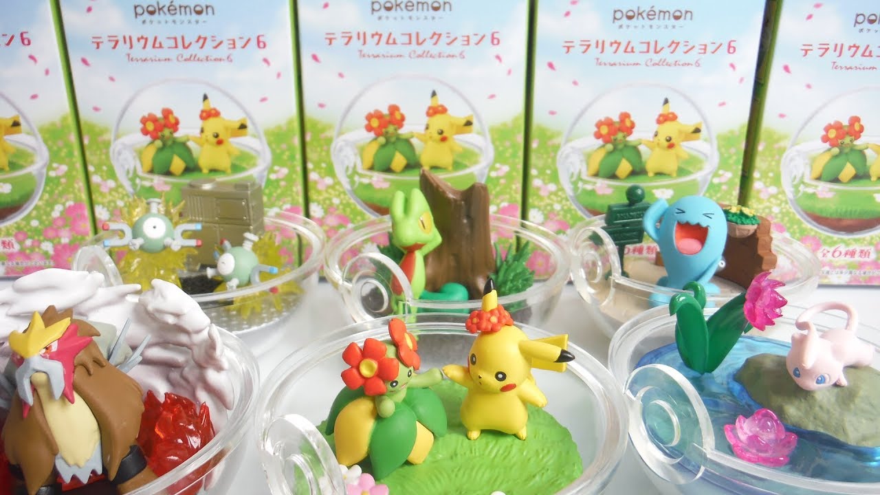 Pokemon Terrarium collection6 全６種 開封 ポケモン テラリウムコレクション６ Figure ポケットモンスター リーメント RE-MENT 食玩