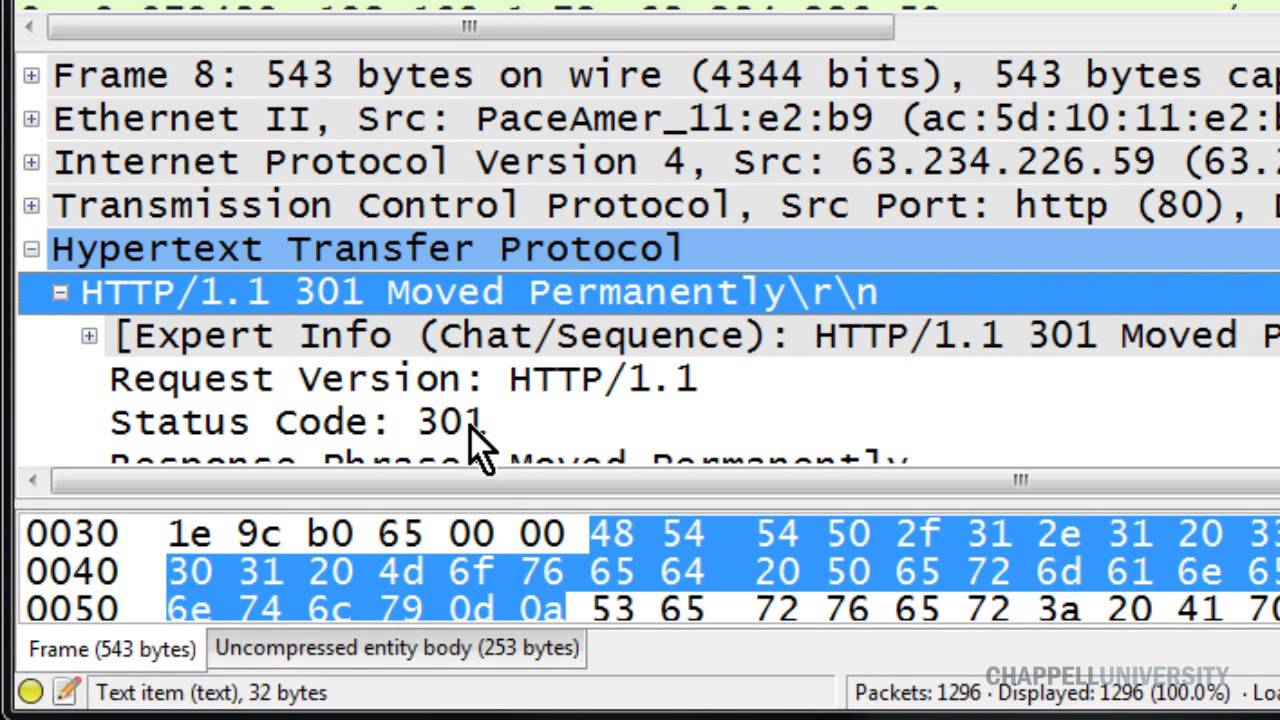Detect HTTP Errors with Wireshark