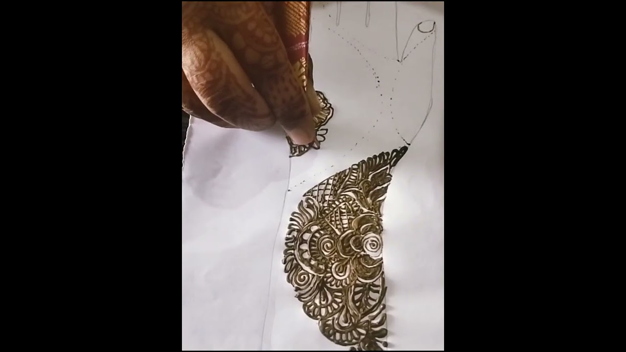 Floral back hand 👍 mehendi design#vlog # mehendi design # explore # shaziya art 