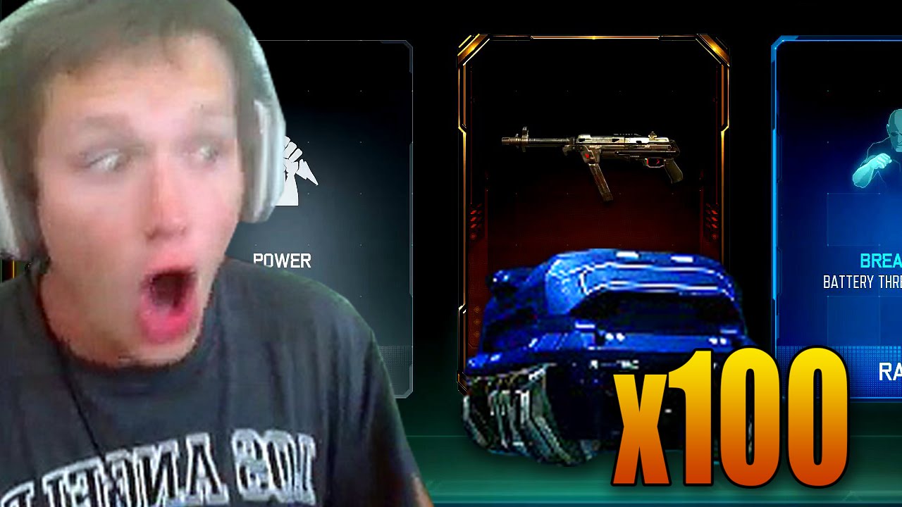 NEW GUNS, INSANE LUCK! (100x Rare Supply Drop Opening)