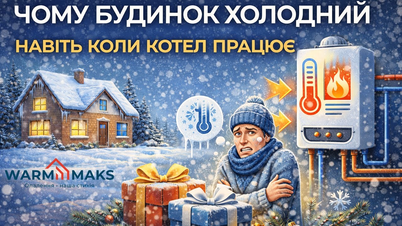Чому будинок холодний, навіть коли котел працює? Основні причини!