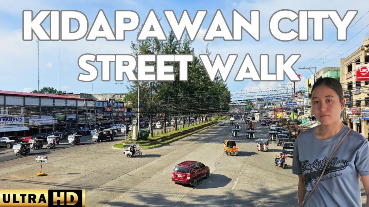 Exploring Vibrant Life Kidapawan City Street Walk UHD