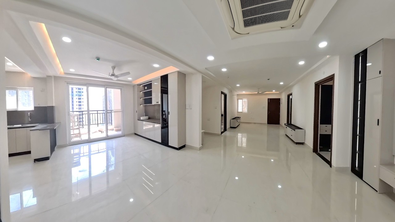 3bhk semi furnished flat for rent in Kondapur #realestate #gachibowli