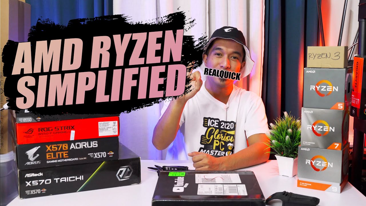 REALQUICK EP3: Anong MAGANDA? AMD Ryzen 3, 5, 7 or 9 EXPLAINED 2020 Desktop Processor Buying Guide