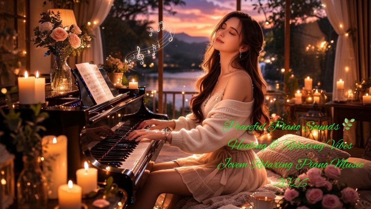 Peaceful Piano Sounds 🌿 Healing & Relaxing Vibes, Jovem Relaxing Piano Music 2026
