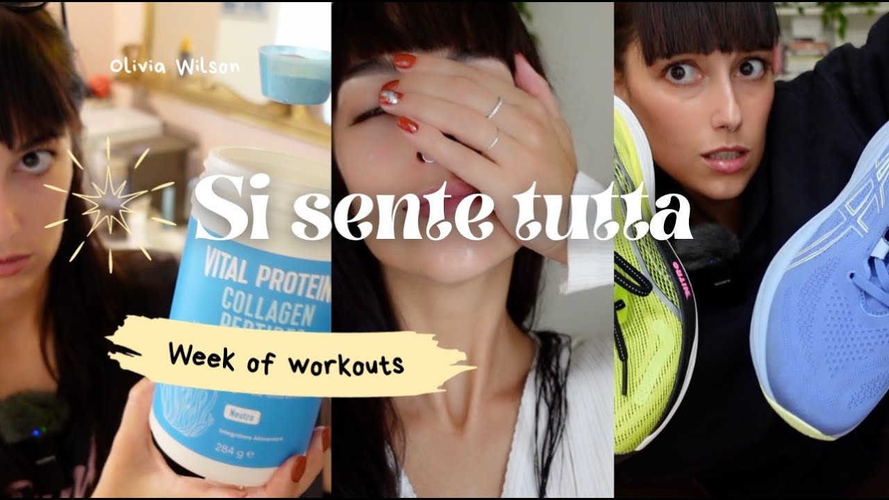 WEEK OF WORKOUTS | Primi 9km, Salute, Crescita personale, Tutte le mie scarpe da corsa 👟 #vlog 5