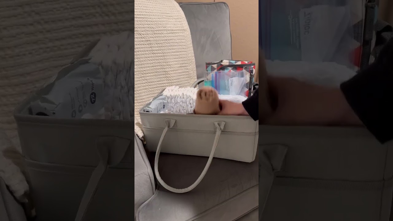 organize and restock our diaper caddy, love these things! #sahmlife #momroutine #babyproducts