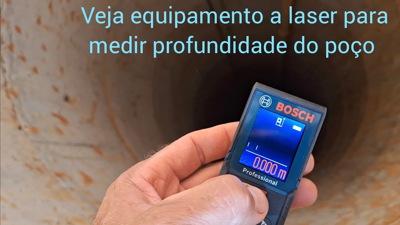 veja como medir a profundidade do poço rápido e fácil