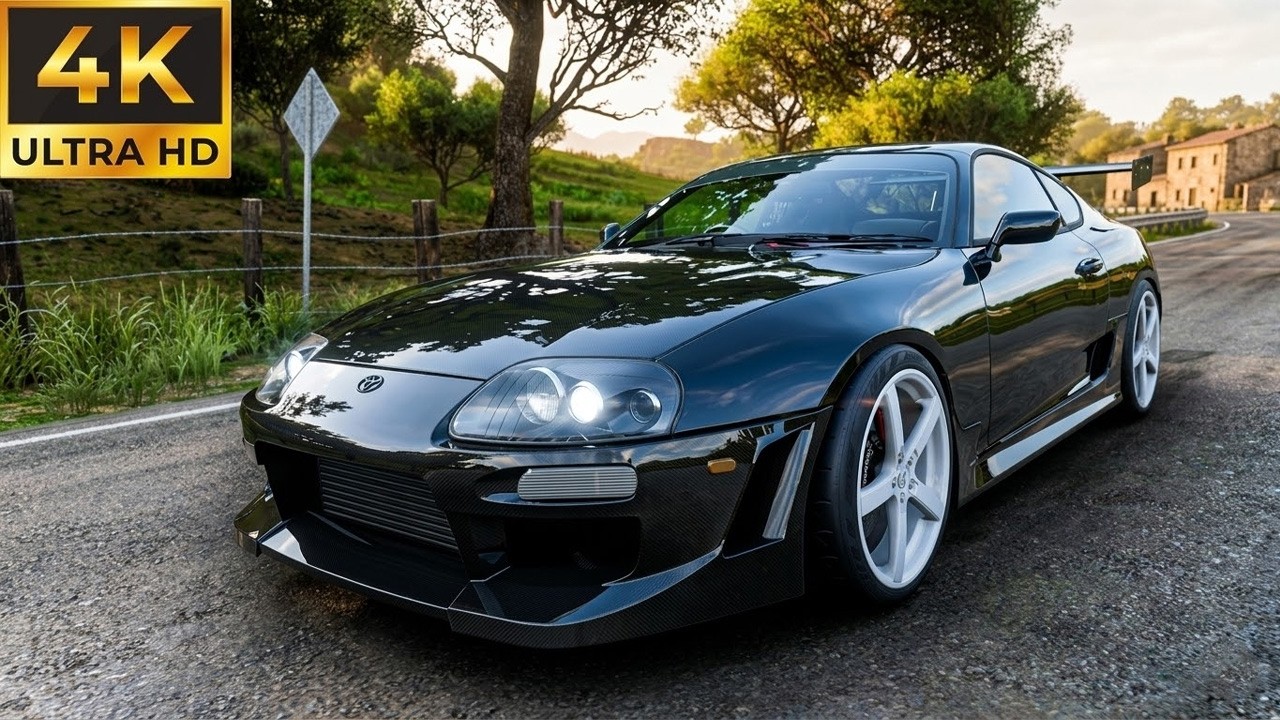 Toyota Supra RZ - Forza Horizon 5 Steering Wheel Gameplay