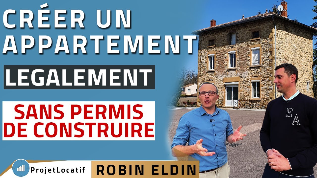 INCROYABLE ! CRÉER UN APPARTEMENT SANS PERMIS DE CONSTRUIRE ET LÉGALEMENT !