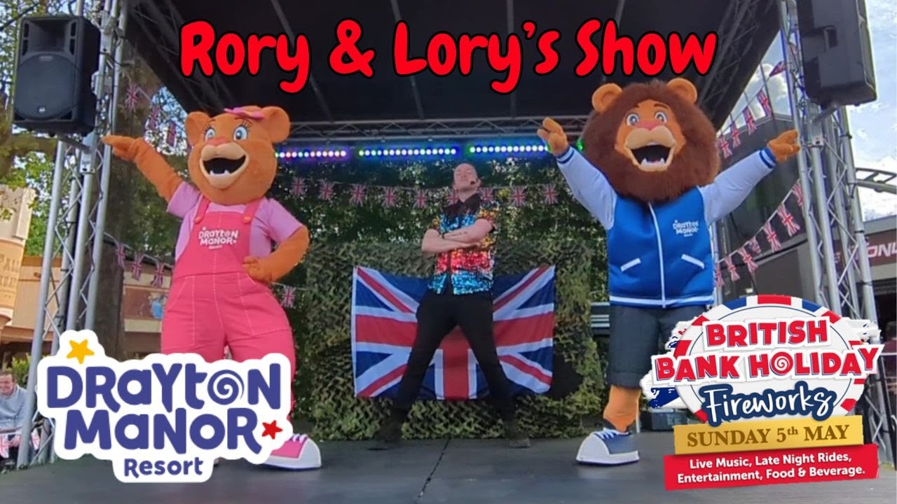 Rory and Lory's Show British Bank Holiday 2024 at Drayton Manor Resort
