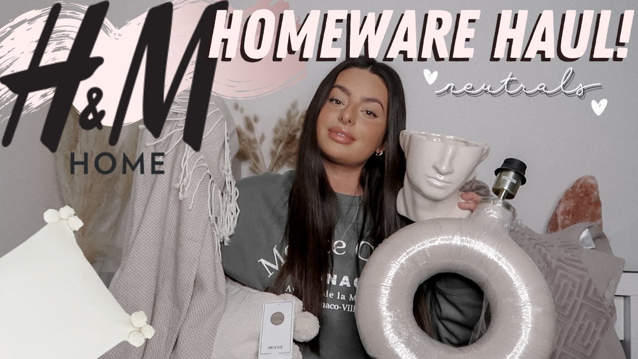 HUGE H&M NEUTRALS HOMEWARE HAUL & a few clothing items &middot; NEW IN! | Emily Philpott
