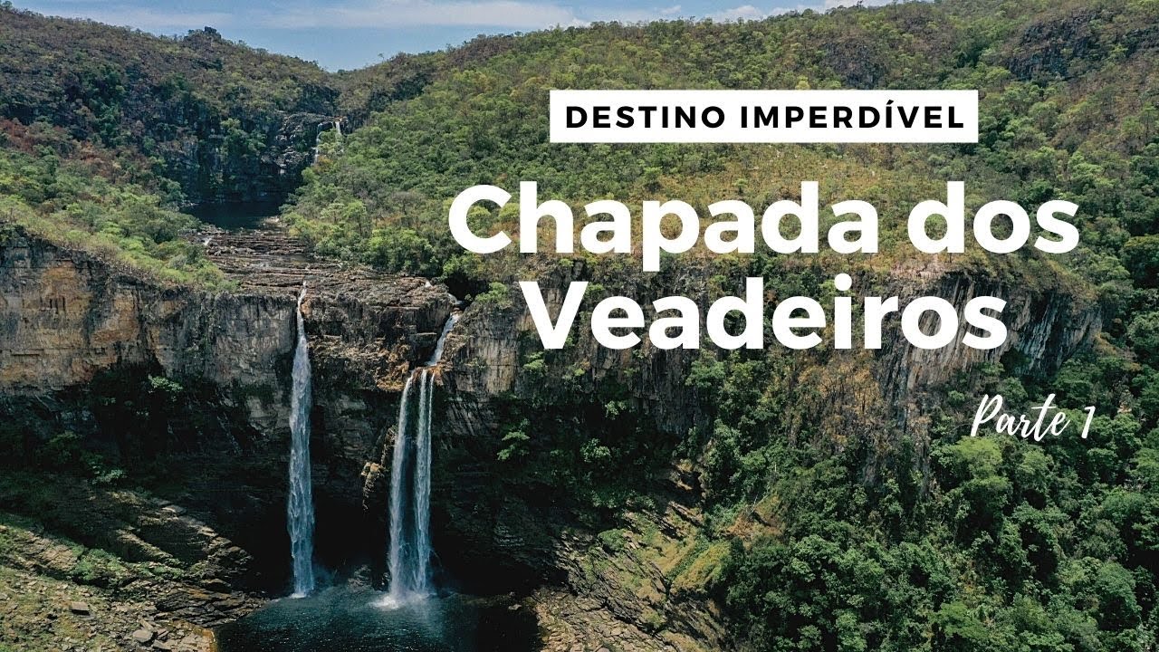 CHAPADA DOS VEADEIROS - Trilha no Parque Nacional -  Cachoeira de 120 metros