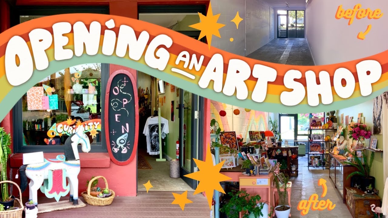 We Opened an Art Shop! 🎨 Move in Vlog ✨