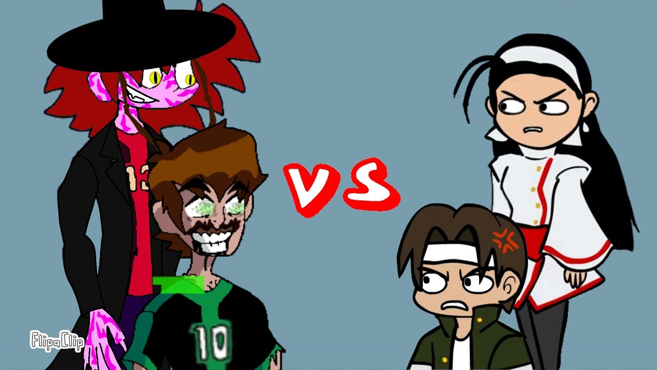 Gabriel Omniverso de Oliveira Santos e o Ben 10 Omniverse corrupted V2 vs kyo kusanagi and chizuru 
