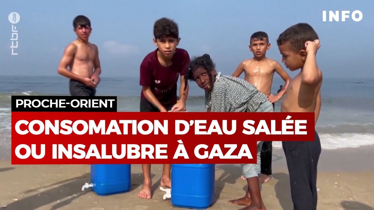 Des conditions de vie insalubres à Khan Younes - RTBF Info