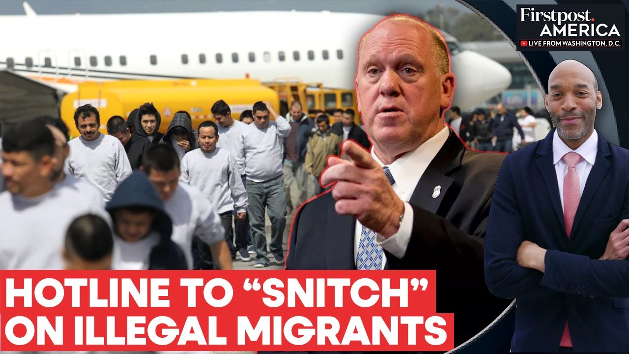 Migrants “Self Deport” As Homan Proposes Hotline to Catch Illegal Migrants| Firstpost America | N18G