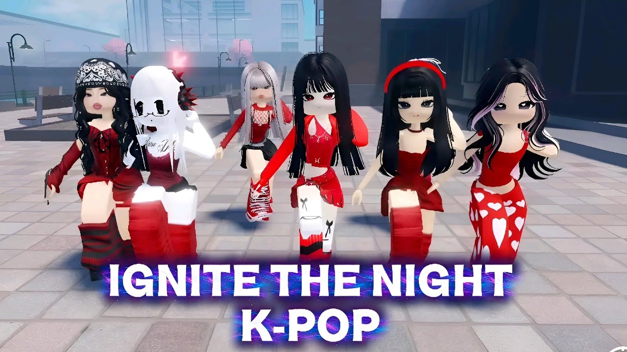 IGNITE THE NIGHT – PINKBYTE (Official MV) K-POP Roblox 