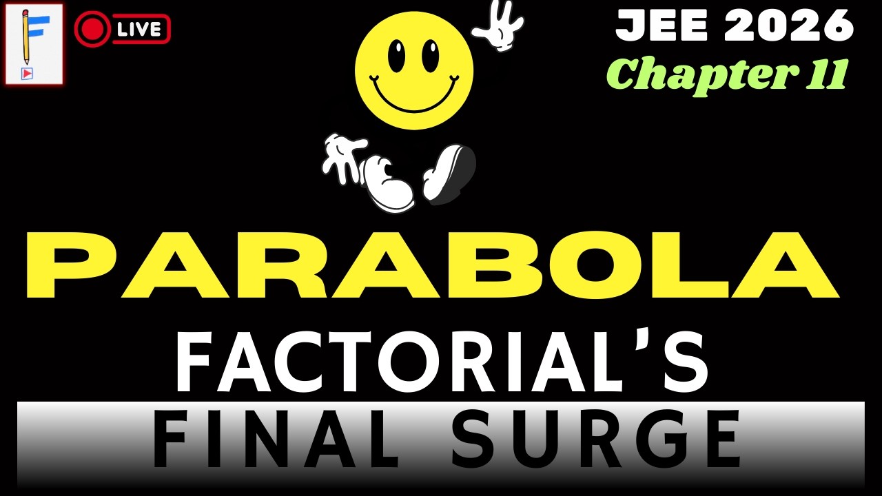 Parabola Complete Chapter LIVE | From Basics to Advanced | JEE Mains & Advanced