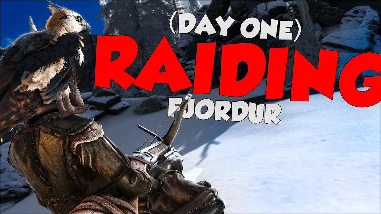 STARTING FRESH ON FJORDUR IN A BUSTED ICECAVE!!! - ARK Smalltribes PVP