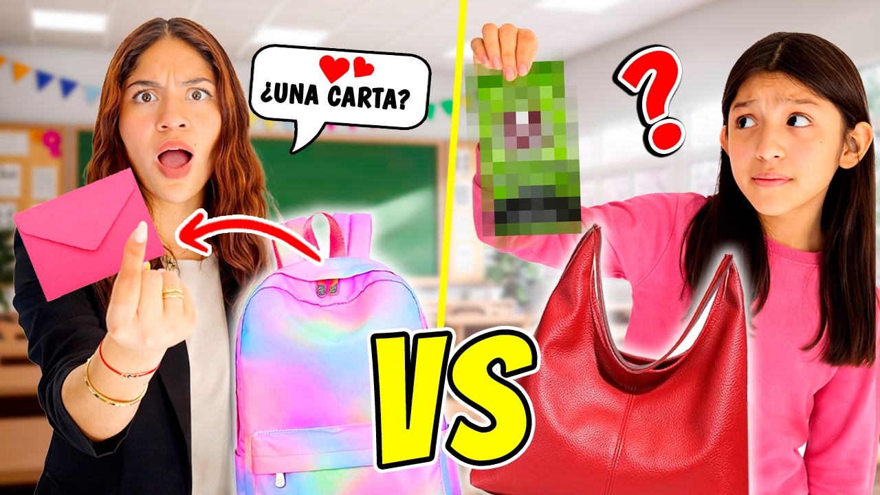 COMPARAMOS NUESTRAS MOCHILAS DE ESCUELA, PRIMARIA VS UNIVERSIDAD 🎒 | Michell Merlin