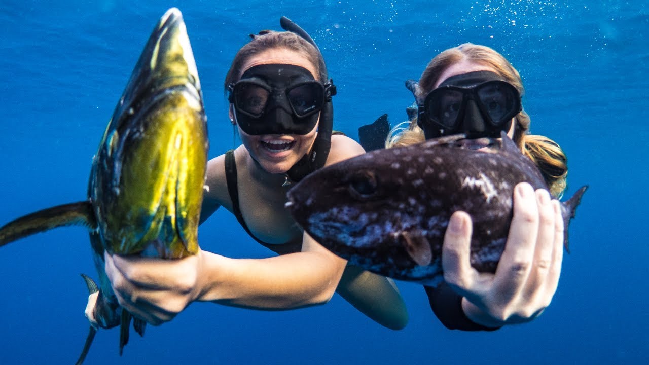 I take my Wife Spearfishing for the First Time