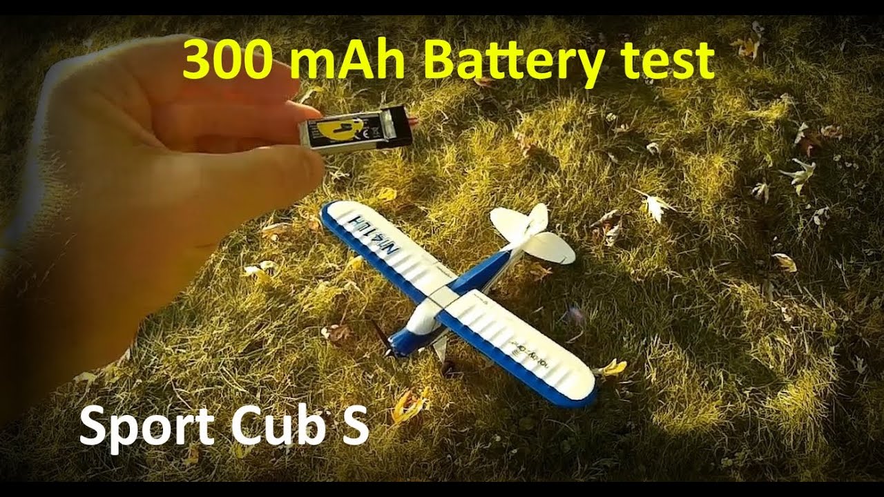 Sport Cub S - 300mAh battery test