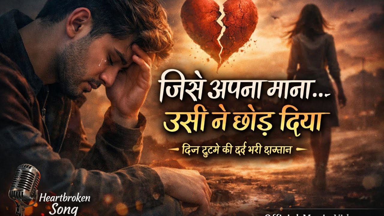 जिसे अपना माना… उसी ने छोड़ दिया | Heart Touching Sad Song | Emotional Hindi Song 2026 #SadSong