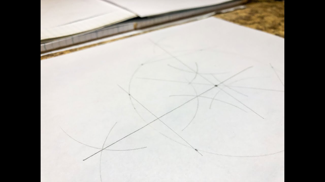 How to find the center point of a line, arc, and circle without using a ruler
