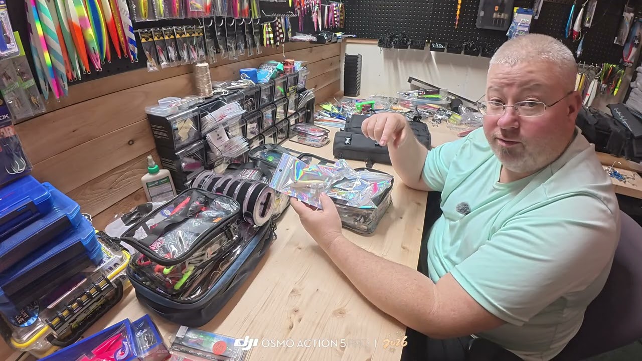 Maldives fishing trip tackle preparation. 