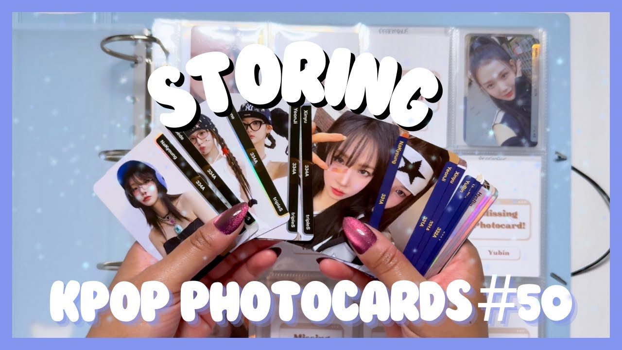 Storing New Kpop Photocards #50