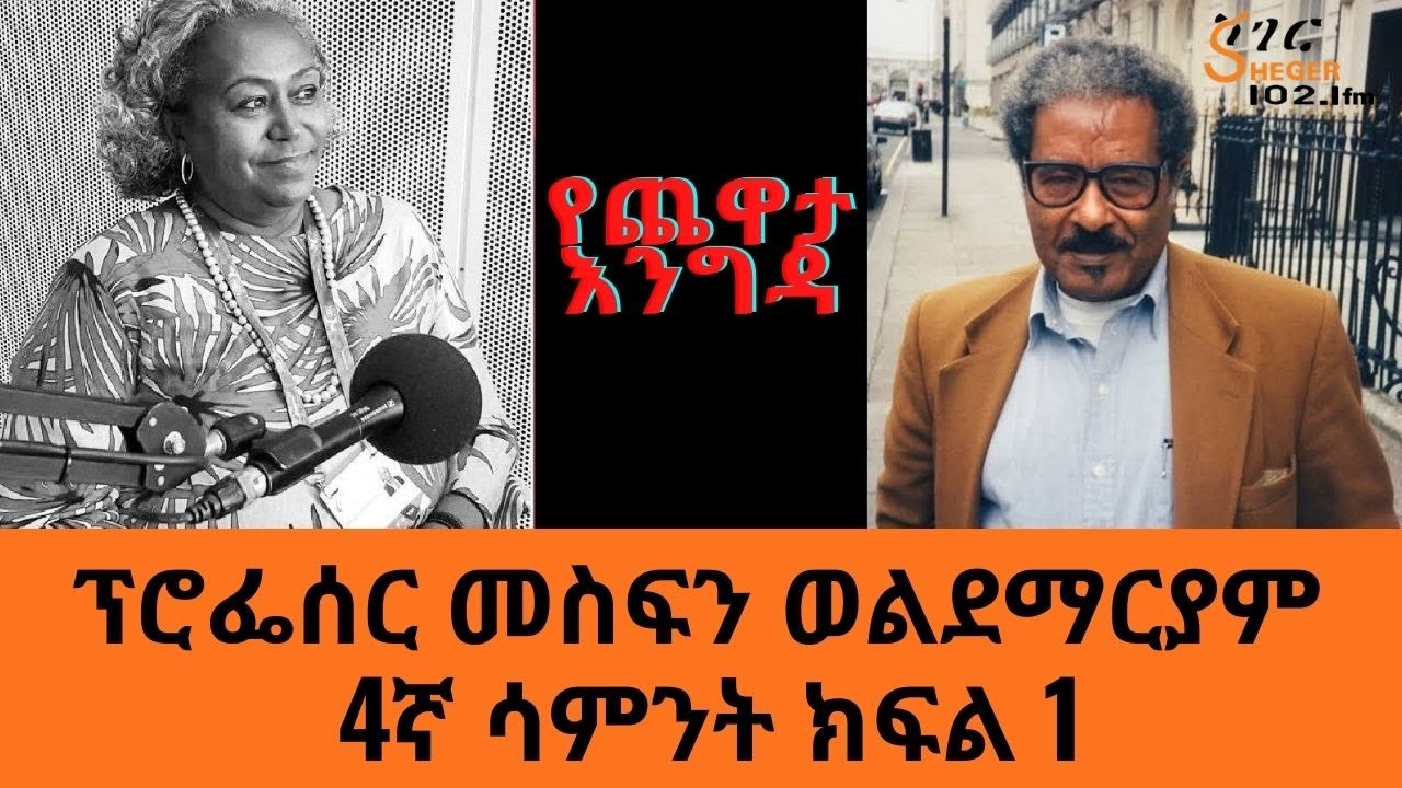 Yechewata Engida - ፕሮፌሰር መስፍን ወልደማርያም 4ኛ ሳምንት ክፍል 1