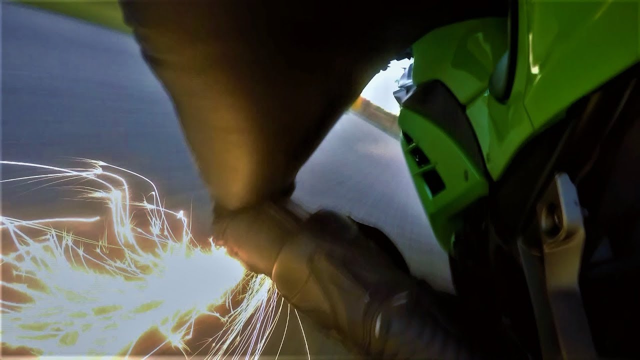 Knee dragging EXTREME !!! || WIZ Sparky Knieschleifer