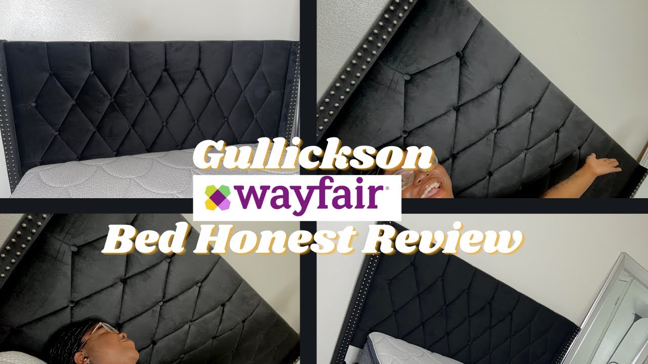 Wayfair Bed Review | Gullickson Queen Tufted Upholstered Low Profile Platform Bed
