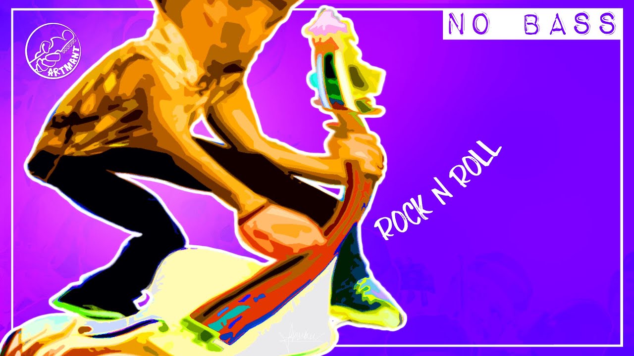 Rock N Roll Bass Backing Track in A