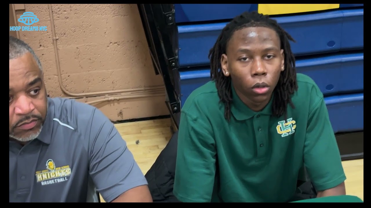 CHSAA Media Day Interview with Holy Cross HC Billy Turnage, Jahzir Crawford and Peyton Wilson 
