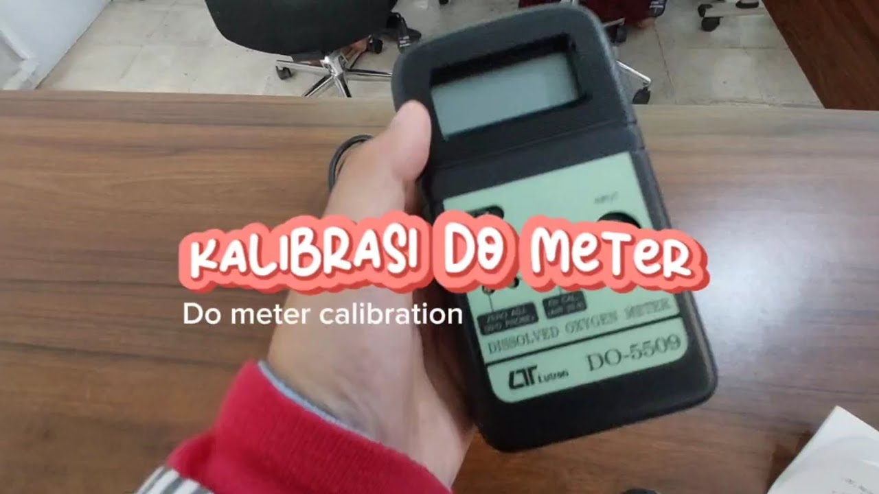 LUTRON DO-5509 CALIBRATION #dosenmuda #laboratorium #vokasi