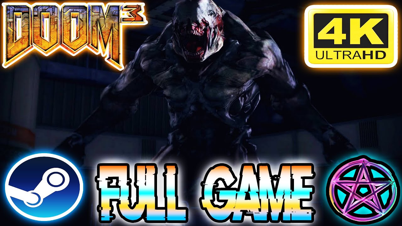 Doom 3: Redux - 100% Full Walkthrough (No Damage, Nightmare, All Collectibles) (UHD) [4K60FPS]