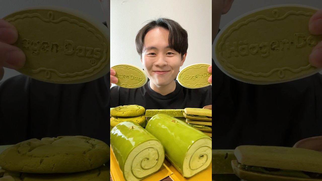 抹茶パーティー第8弾🍵#matcha #asmr #mukbang #大食い