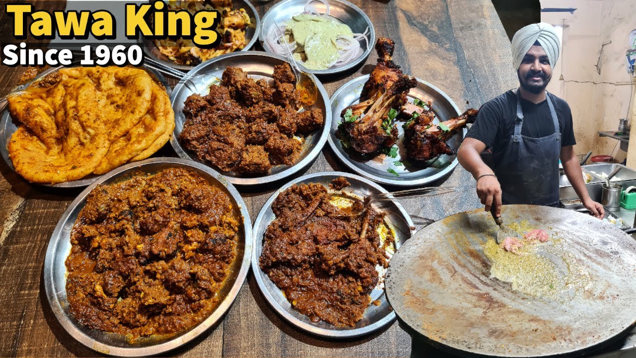 Tawa King | Happy Pindi Wale Ka TAWA MUTTON TIKKA & MAGHAZ With Masala Kulcha, Tawa Masala Kebab Etc