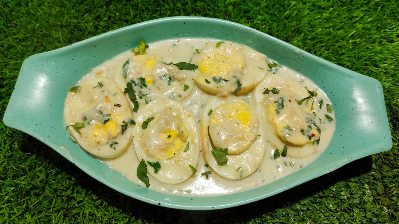 Butter Garlic Eggs Recipe.Garlic Egg Butter .Low in calories and high protien meal.