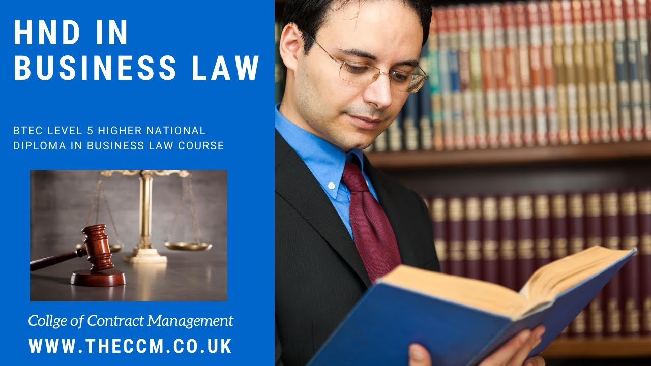 HND - Higher National Diploma - Business Law Course