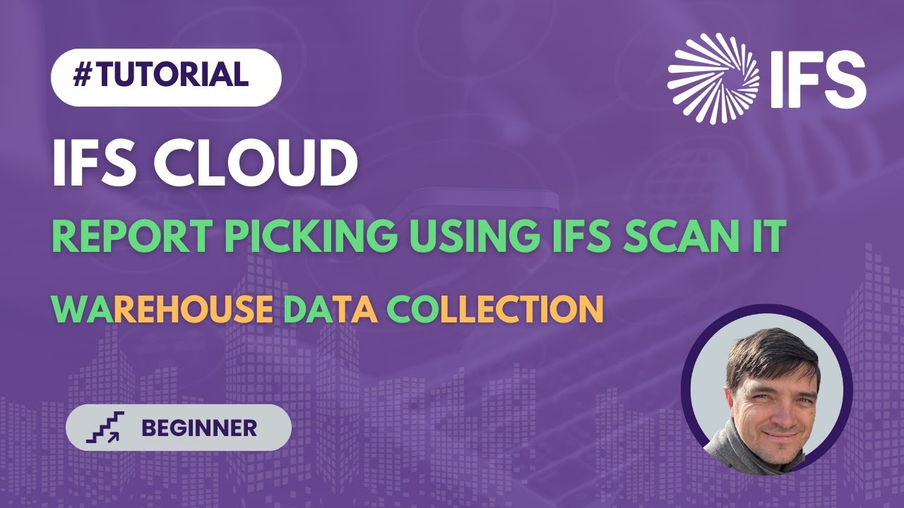 Report Picking using IFS Scan IT in IFS Cloud tutorial (11)
