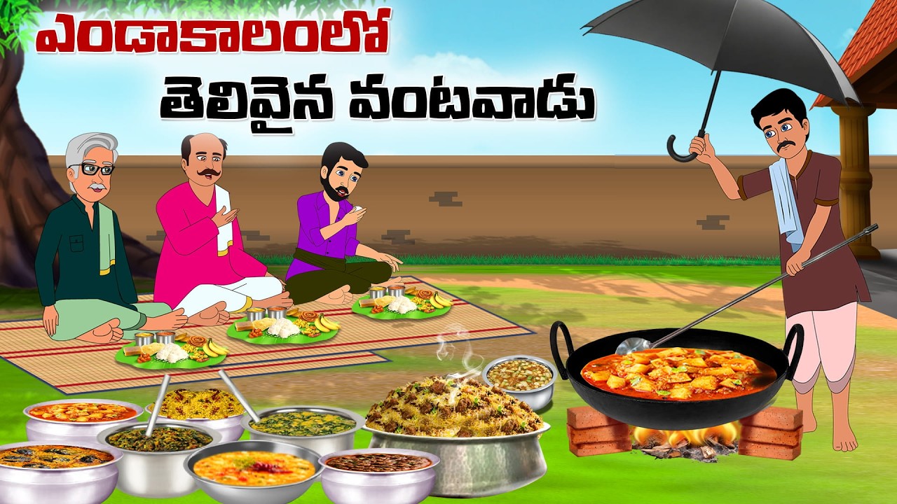 ఎండాకాలంలో తెలివైన వంటవాడు | Telugu moral stories |Telugu kathalu | Neethi kathalu | PSR story time