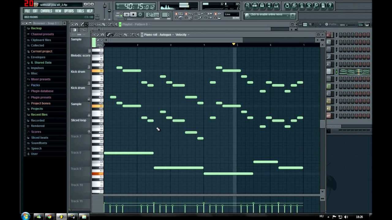 Chris Brown - Without You (Fl studio instrumental, Remake )