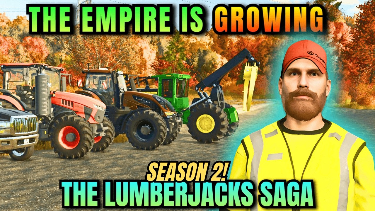 Our Forestry Empire Is GROWING - The Lumberjack’s Saga S2E8 - FS25 Forestry Survival Challenge