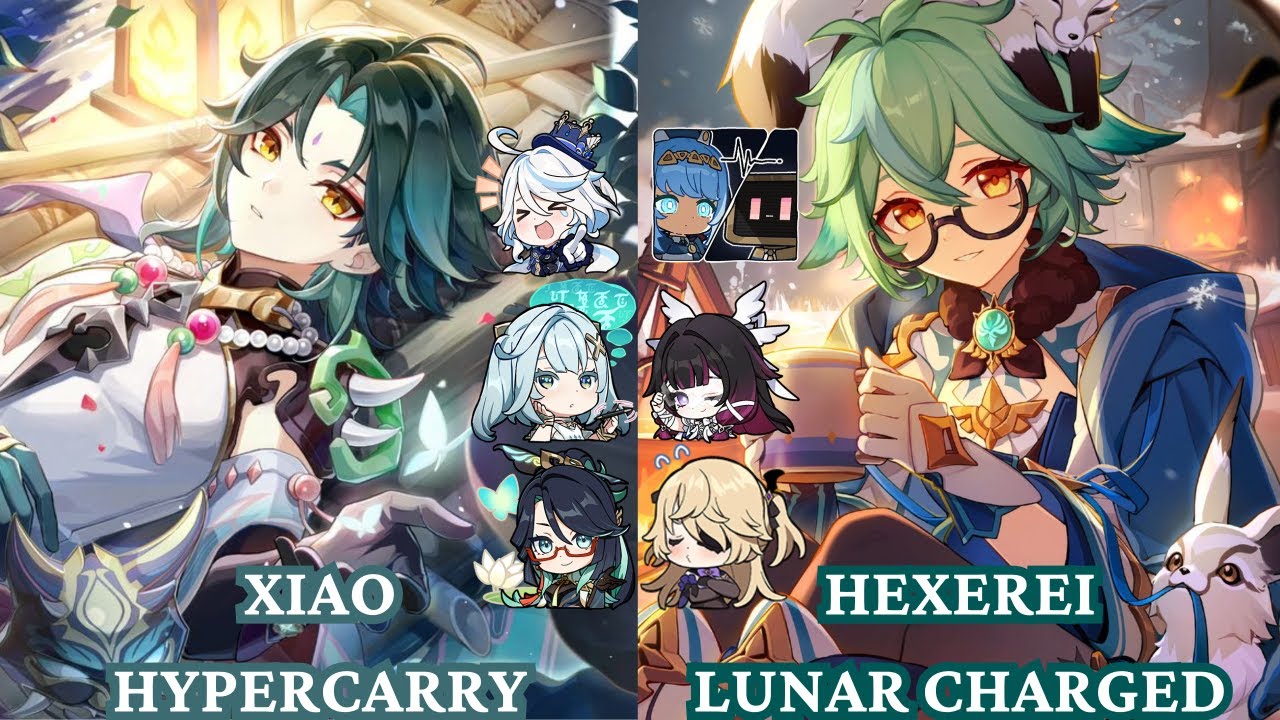 XIAO Hypercarry & HEXEREI Lunar Charged (SUCROSE & FISCHL) | La Hoàn Luna IV