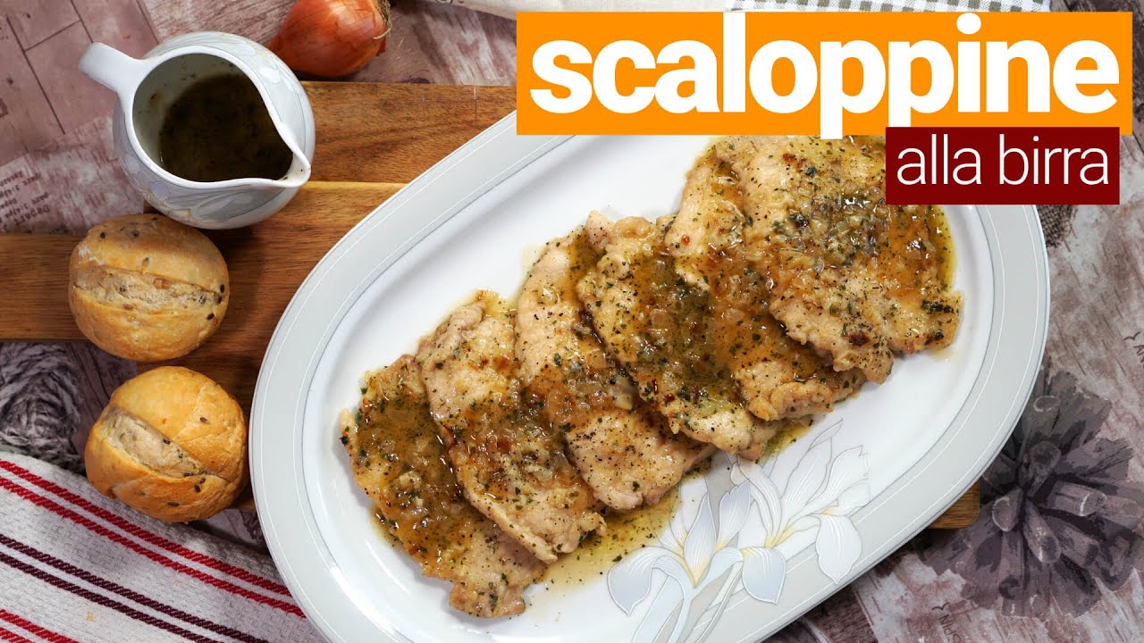 Scaloppine di maiale alla birra, facili e veloci