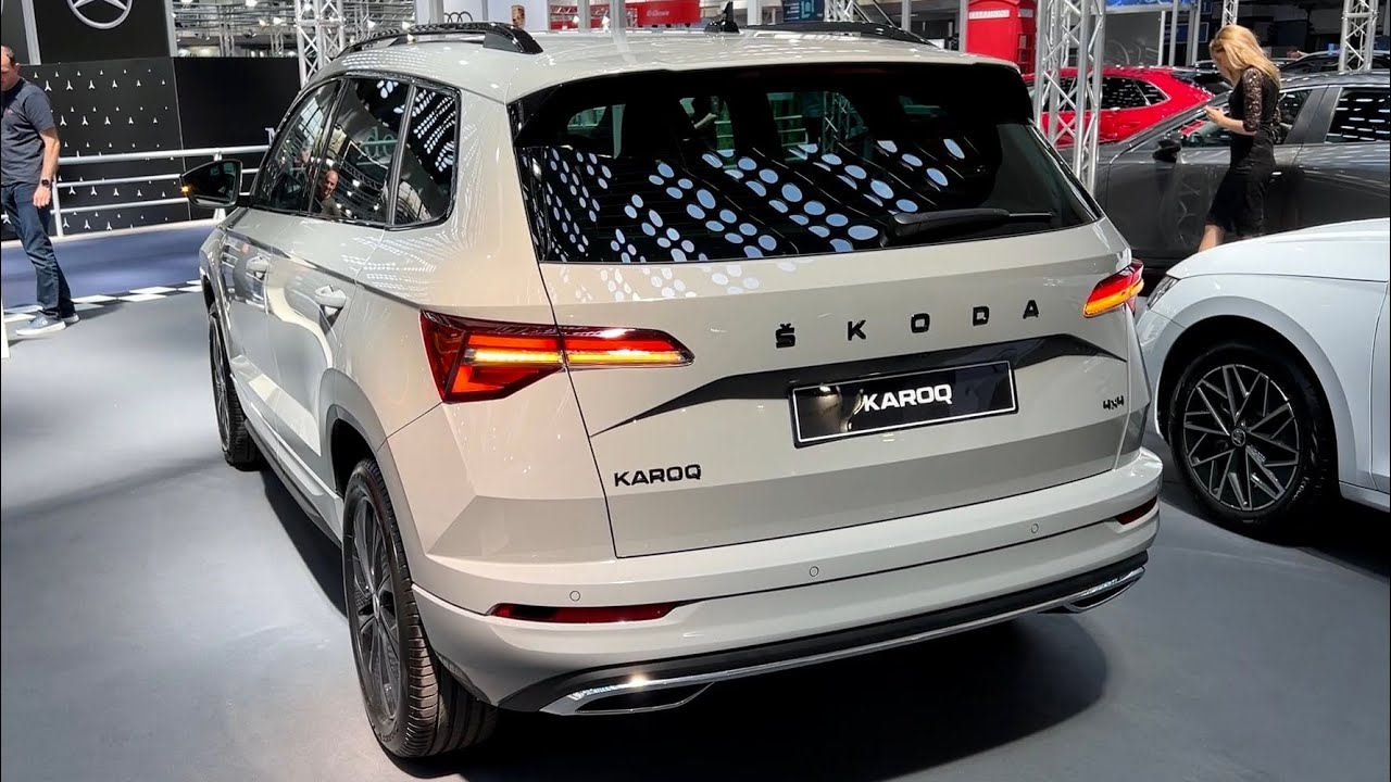 Новый SKODA KAROQ SPORTLINE 2022 - ПЕРВЫЙ ВЗГЛЯД И ВЗГЛЯД (экстерьер, интерьер, ЦЕНА)